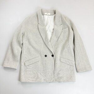 VANESSA BRUNO Athe Dao Coat SZ 42 $460 Wool Blend Oversized Cocoon Boyfriend Fit